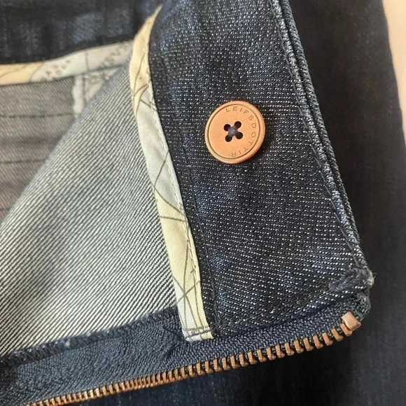 Anthro Leifsdottir jean mini skirt - Picture 4 of 8